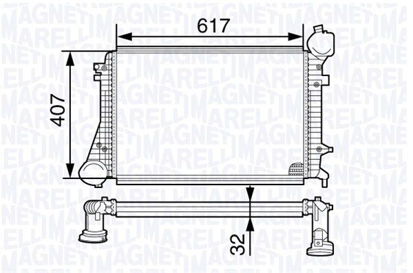 MAGNETI MARELLI Välijäähdytin 351319202010